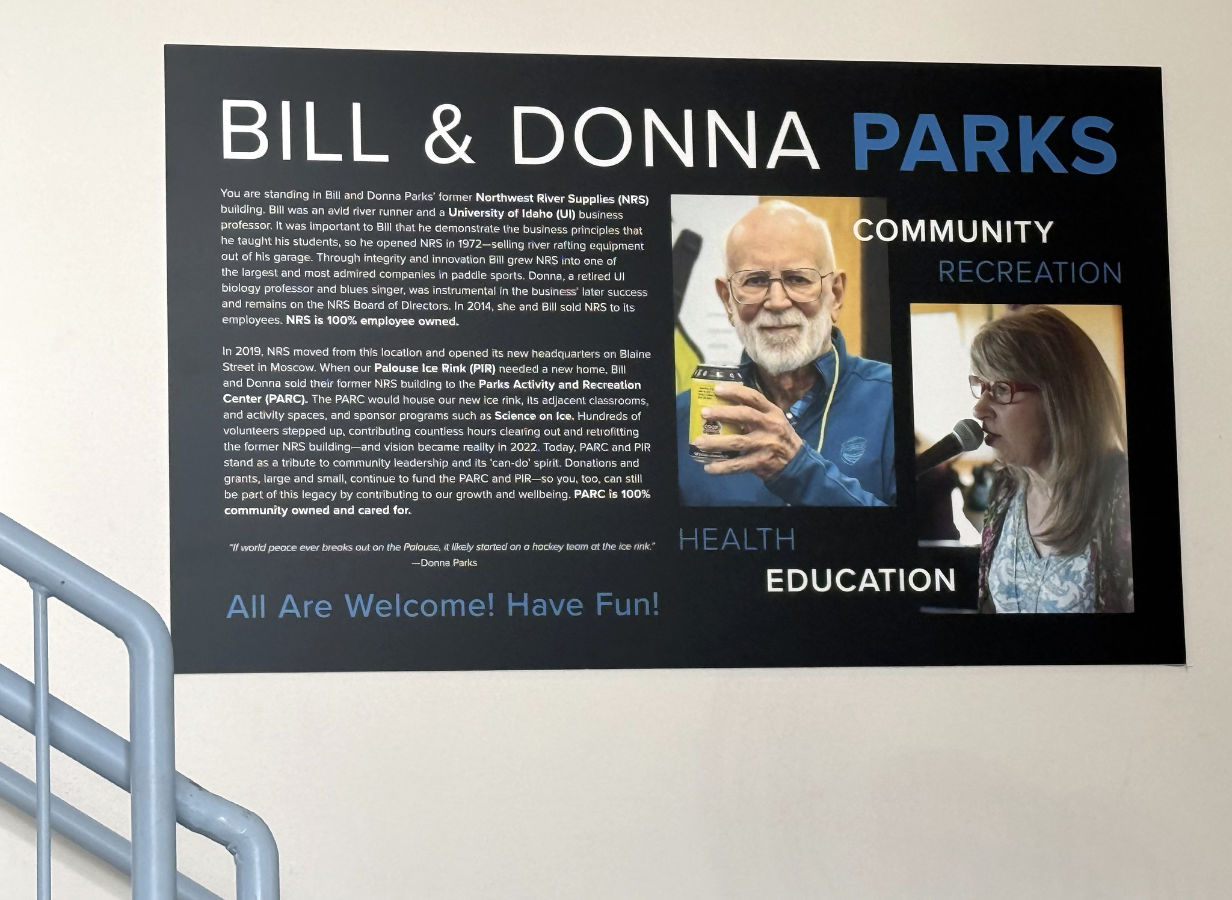Parks Dedication at Palouse Ice Rink